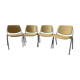 Série de 4 chaises de Piretti Giancarlo Castelli