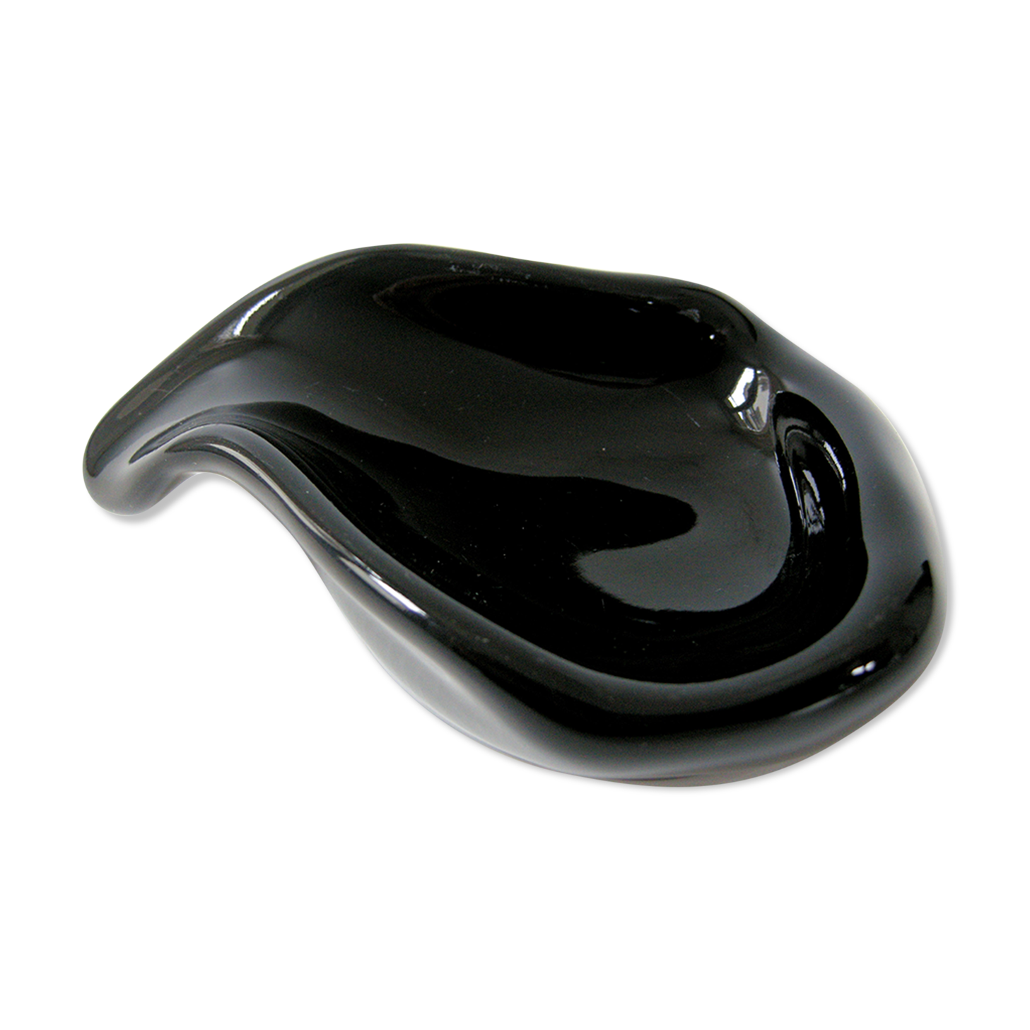 Vintage ashtray 1950 free-form ceramic