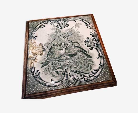 Dessous de plat oiseaux, Sarreguemines, 1930.