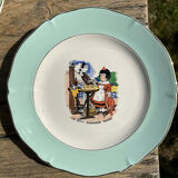 Set of 8 dessert plates tales of Perrault