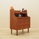 Bureau secrétaire en teck danois avec hutch, années 1970