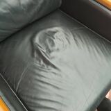 Luxury lusch vintage leather armchair