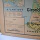 Map of France vintage - school poster n ° 4