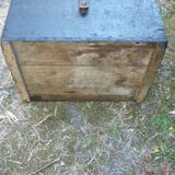 Old wooden toolbox