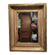 Miroir en bois doré 59x76cm