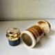 Vintage SAROME Japan Table lighter in Marble Onyx
