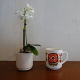 Vintage mug 1970 Mobil Arcopal