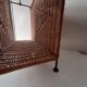 Door vintage rattan magazine