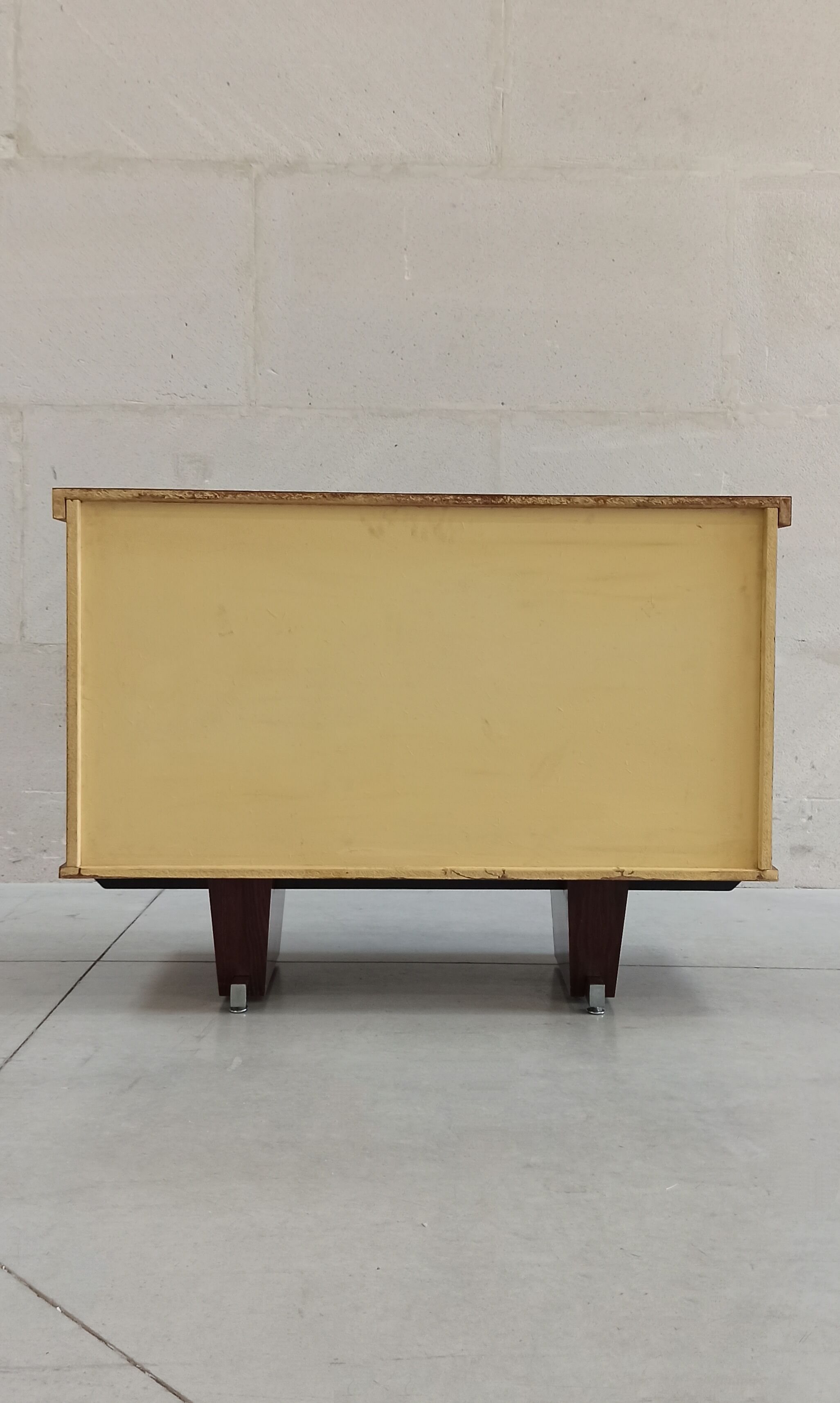 Rosewood and chrome sideboard, 60's