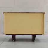 Rosewood and chrome sideboard, 60's