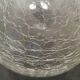 Old lampshade glass ball globe granité 1950
