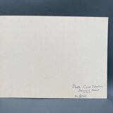 Silver gelatin photograph by Bernard Darot, 20th century, AFIAP Photo Club Nantais, in the forest