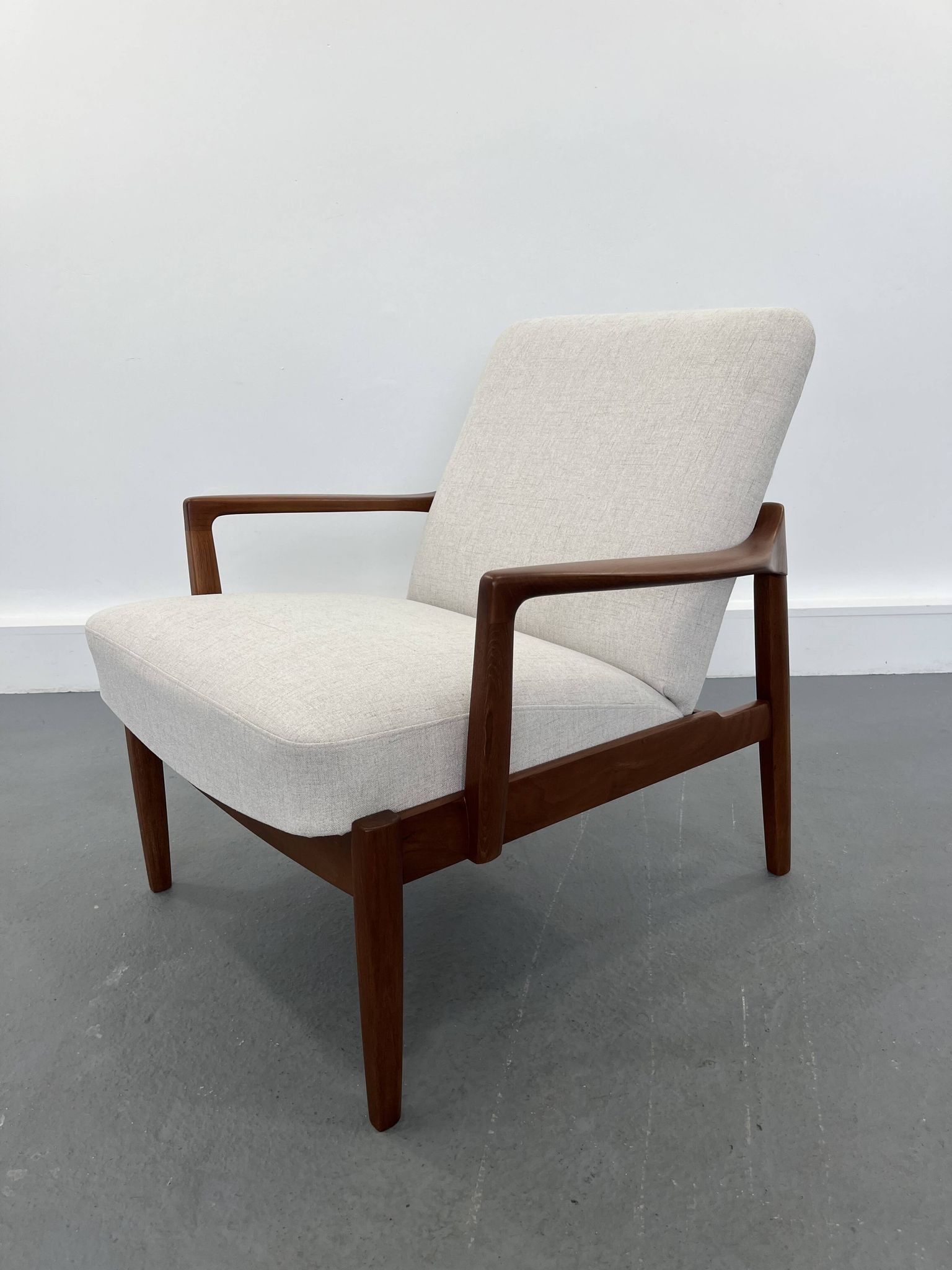 Fauteuil lounge vintage danois en teck, 1970