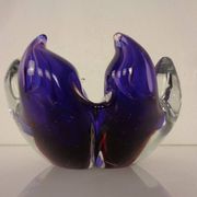 Large Italian bowl in purple Murano glass, 1960s