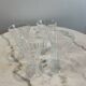 Set of 4 crystal stem glasses