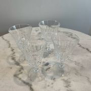 Lot de 4 verre à pied en Cristal