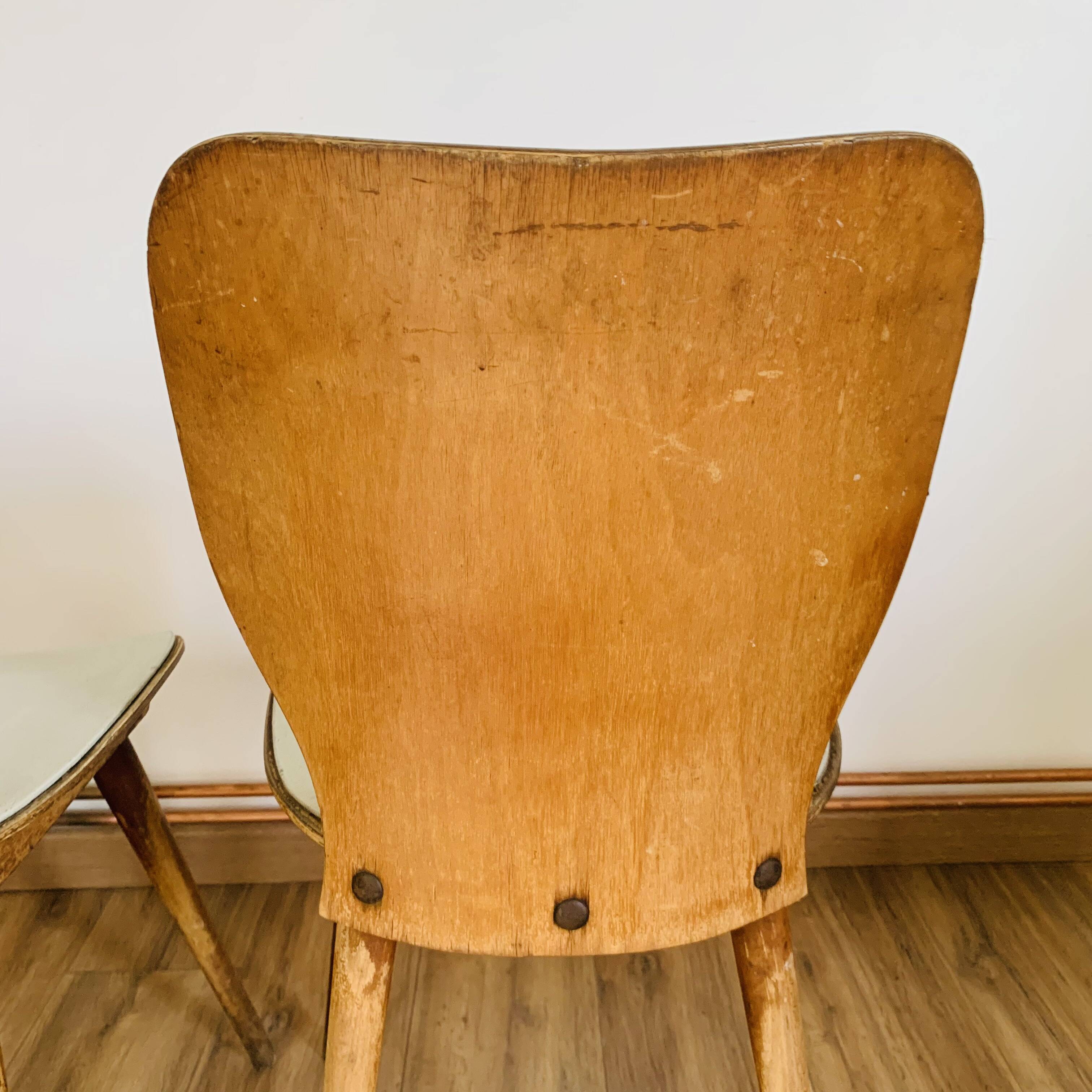 Paire de chaises vintage baumann