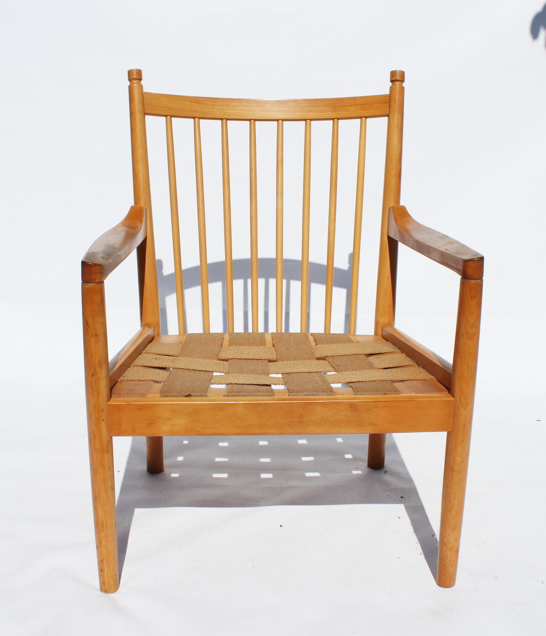 Fauteuil, modèle 1788, en cuir noir conçu par Hans J. Wegner