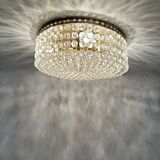 Flush mount with Swarovski crystals , 1970s