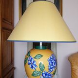 Lampe signé Louis Drimmer en porcelaine craquelée
