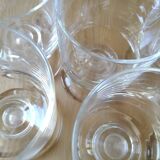 Vintage 70 crystal footed glass from Arques