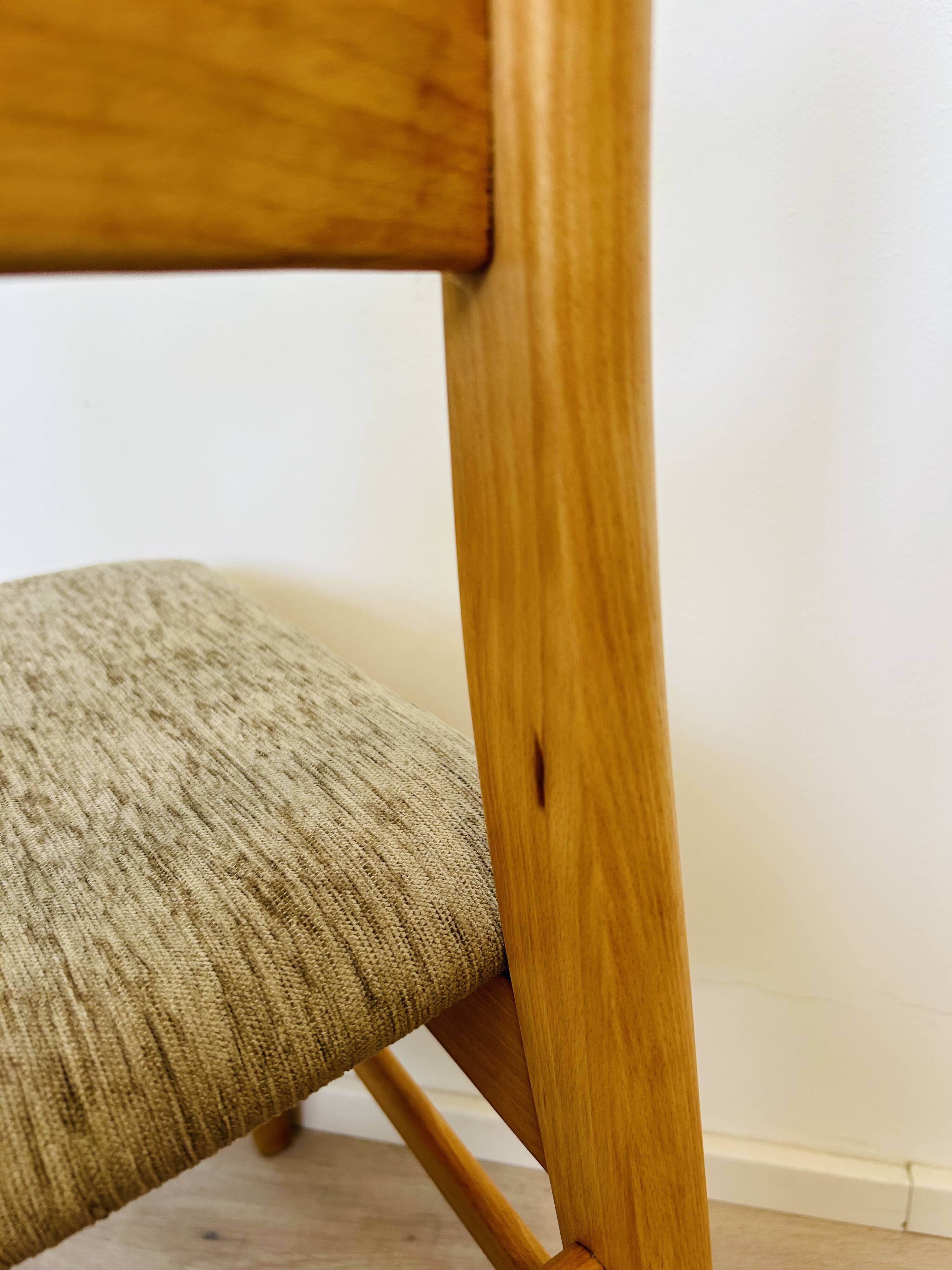 Mid Century Dining Chairs from Czechoslovakia 1970's Set of 4