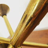 Brass Sputnik chandelier by Kaiser Leuchten