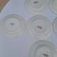 8 dessert plates Sarreguemines model Montmorency