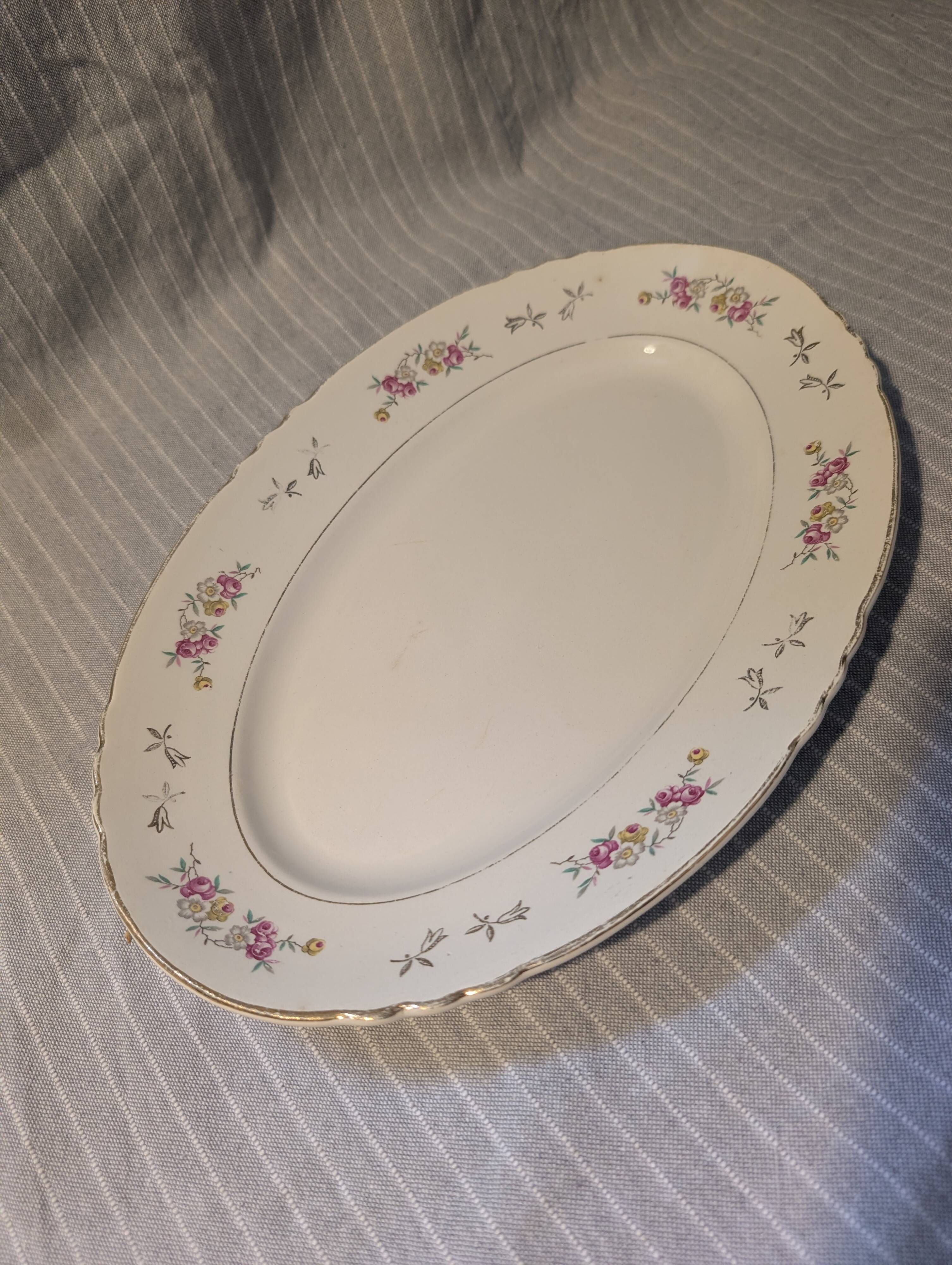oval serving dish Orchies