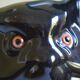 Vintage owl lamp 1980 ceramic holland