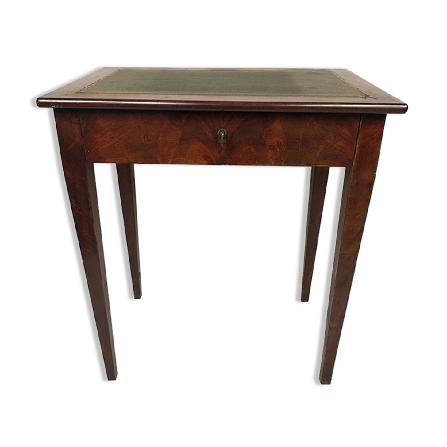 Small mahogany veneer writing table