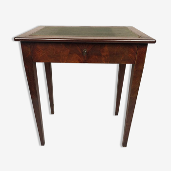 Small mahogany veneer writing table