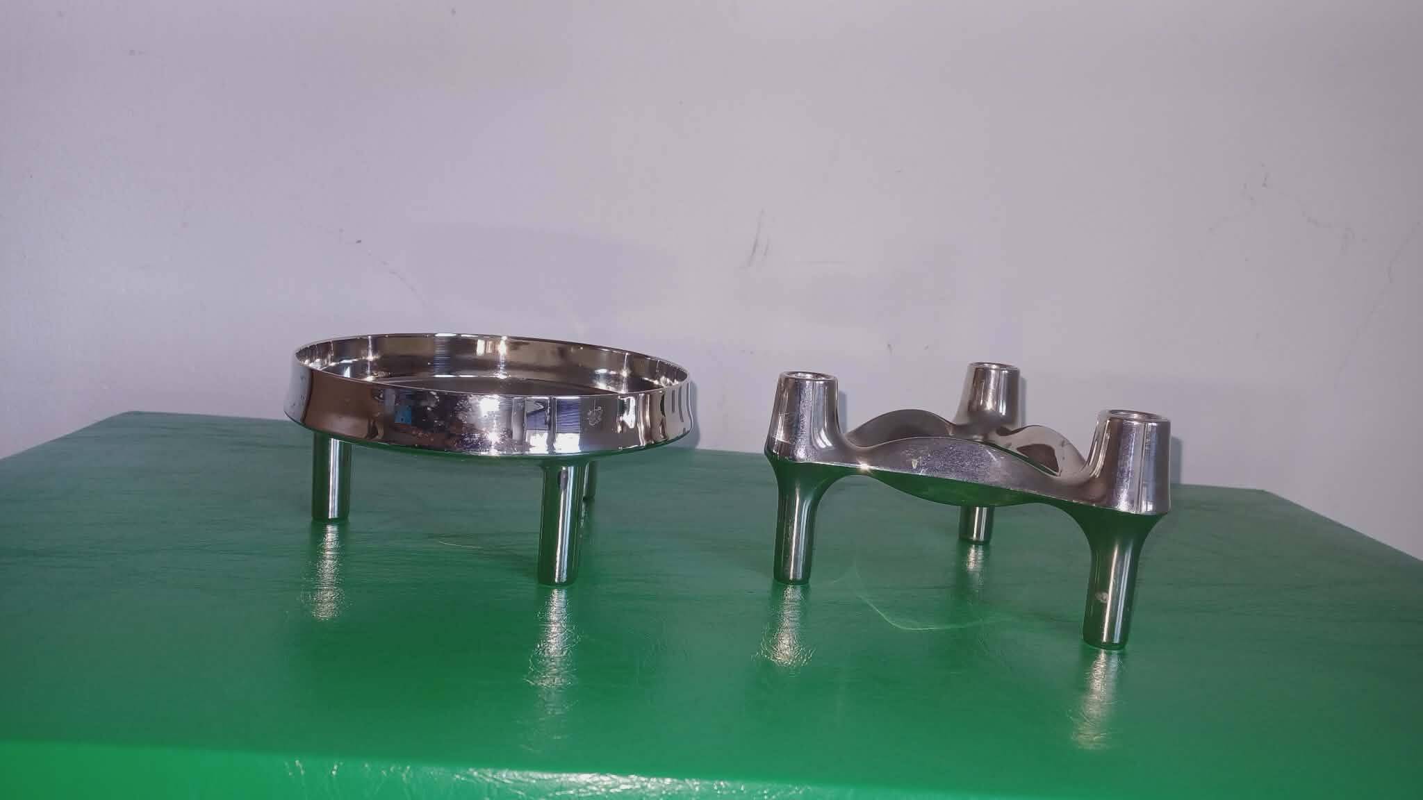 " BMF "  Candle Holder + shell . Set 2