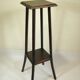Sellette en bois pieds galbés 88 cm