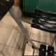 4 folding chairs Habitat 80s plastic and metal