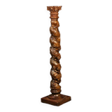 Oak Torso Column, 18th Century