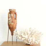 Ceramic amphora on tripod base, 70s