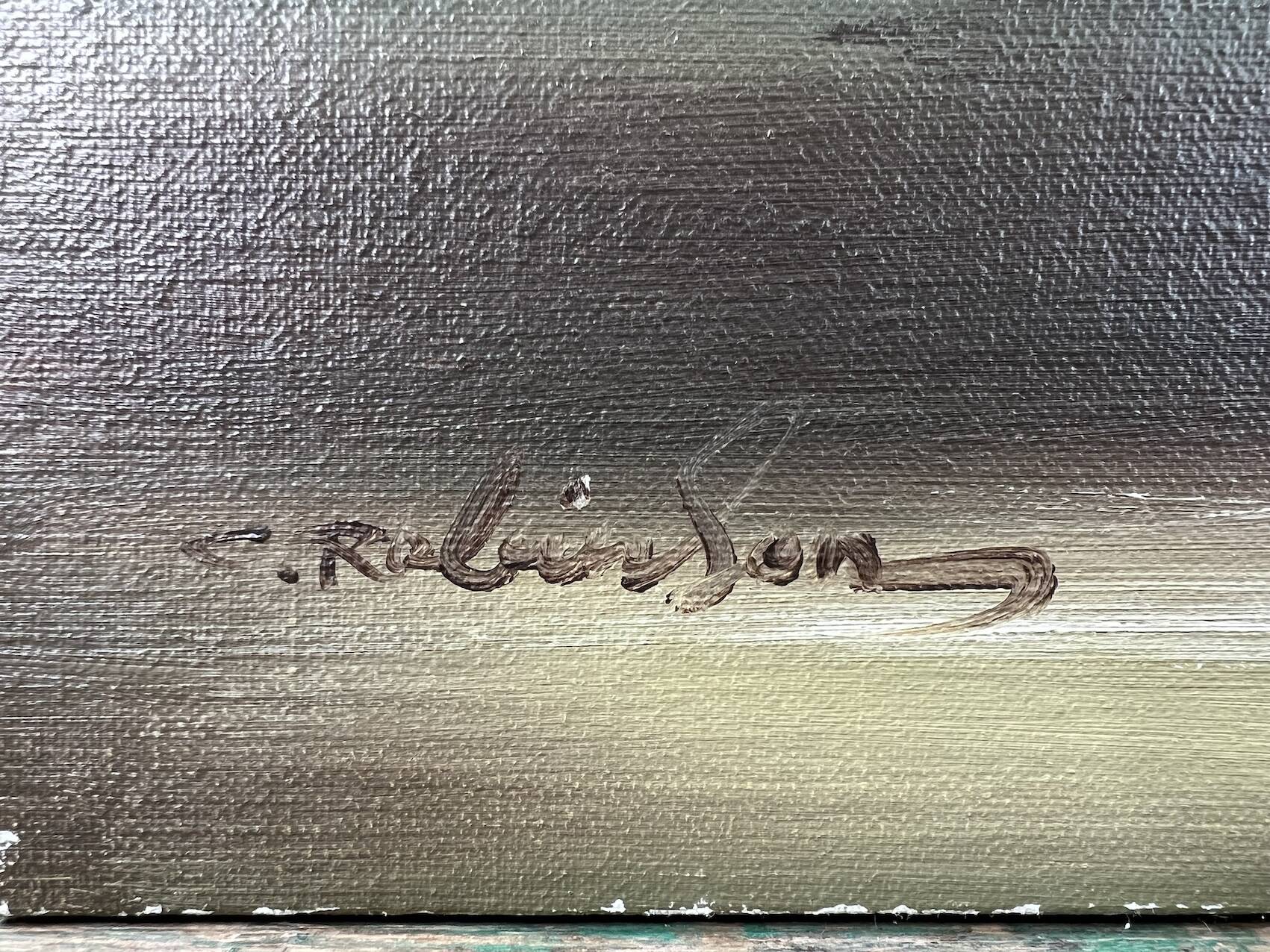 Large flower bouquet painting