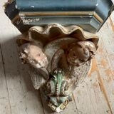 Polychrome plaster console