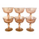 Rosaline champagne glasses - Luminarc - Arcoroc - vintage