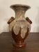 Gaubier Ceramic Vase Saint Amand de Puisaye Art Nouveau vintage brown