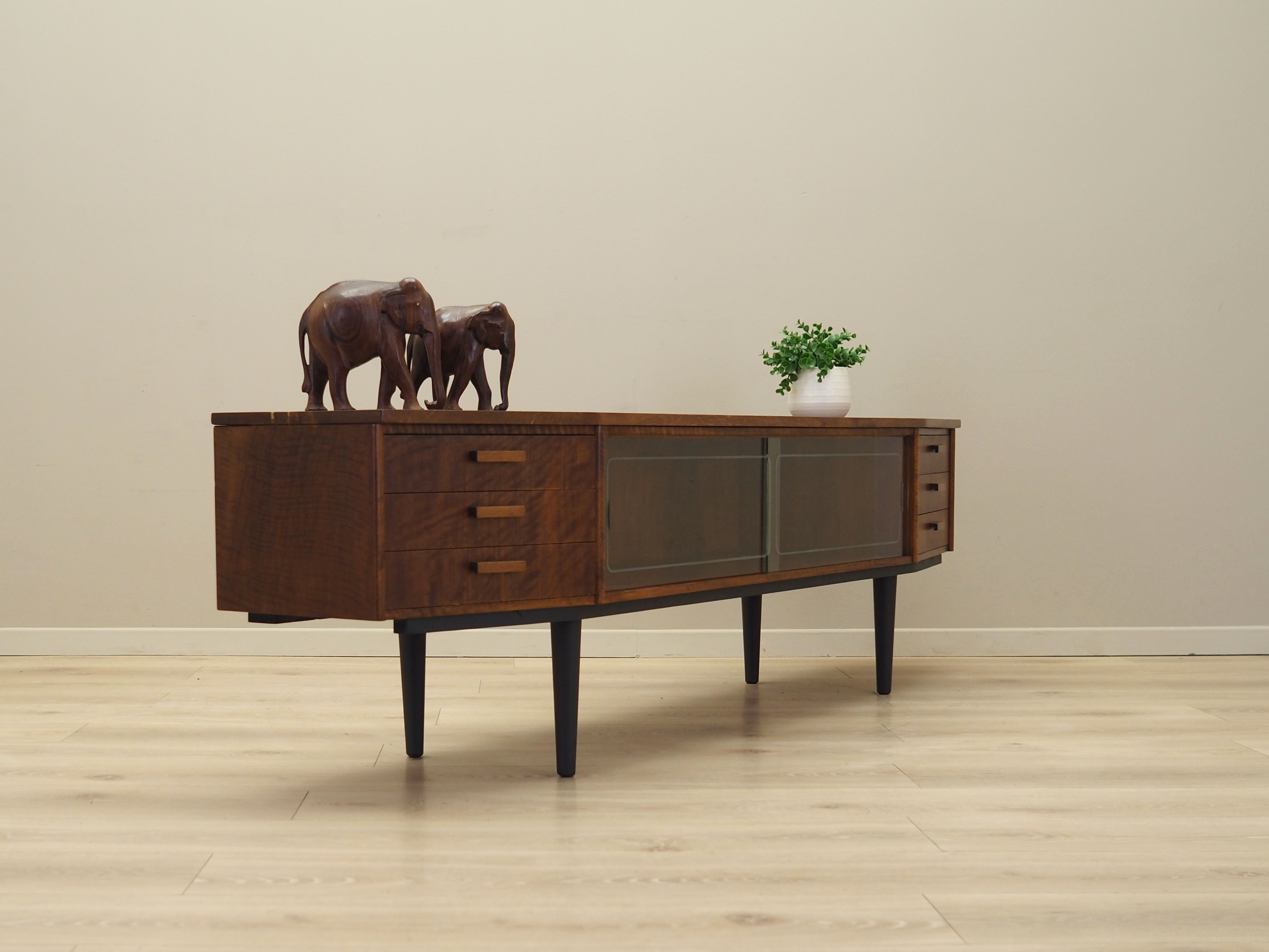 Walnut sideboard, Danish design, 1960s, production: Denmark