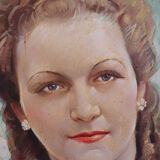Peinture sur toile portrait