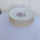 Lot 11 assiettes plates moulin des loups