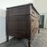 Louis XVI period commode in mahogany