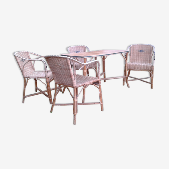 Vintage 60s rattan show