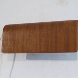 Pair of Scandinavian wall lights in teak from the 1960s.