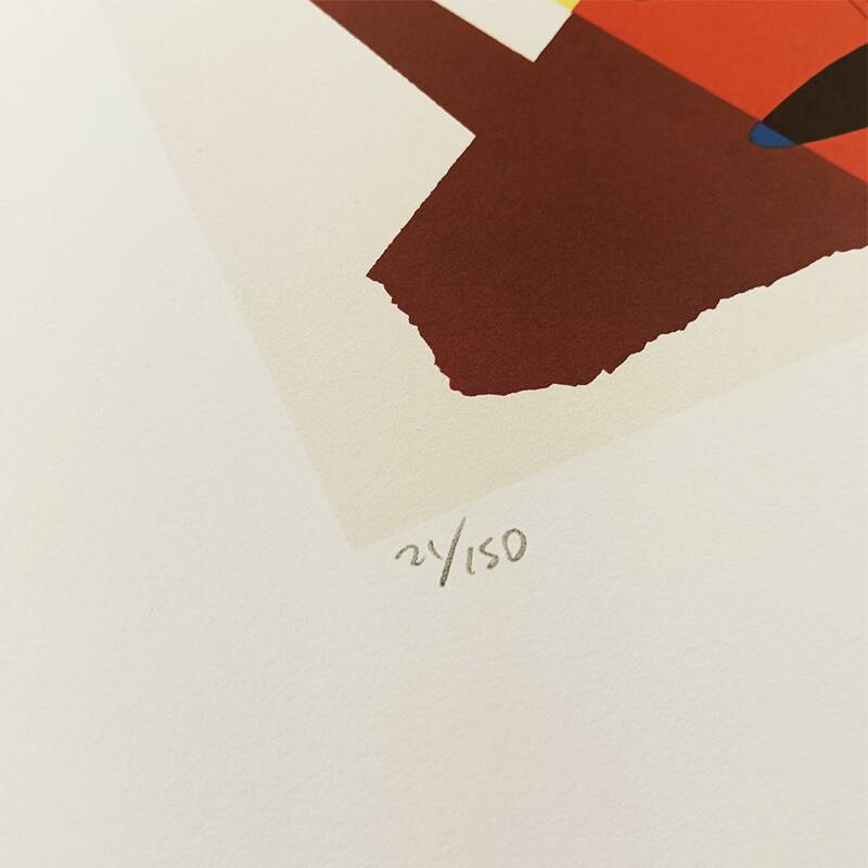 Lithographie en édition limitée de Man Ray, années 1970, signature et numérotation au crayon de l'auteur