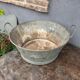 Bassine en zinc