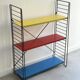 Early free standing Tomado bookshelves / shelving cabinet designed by D. De
